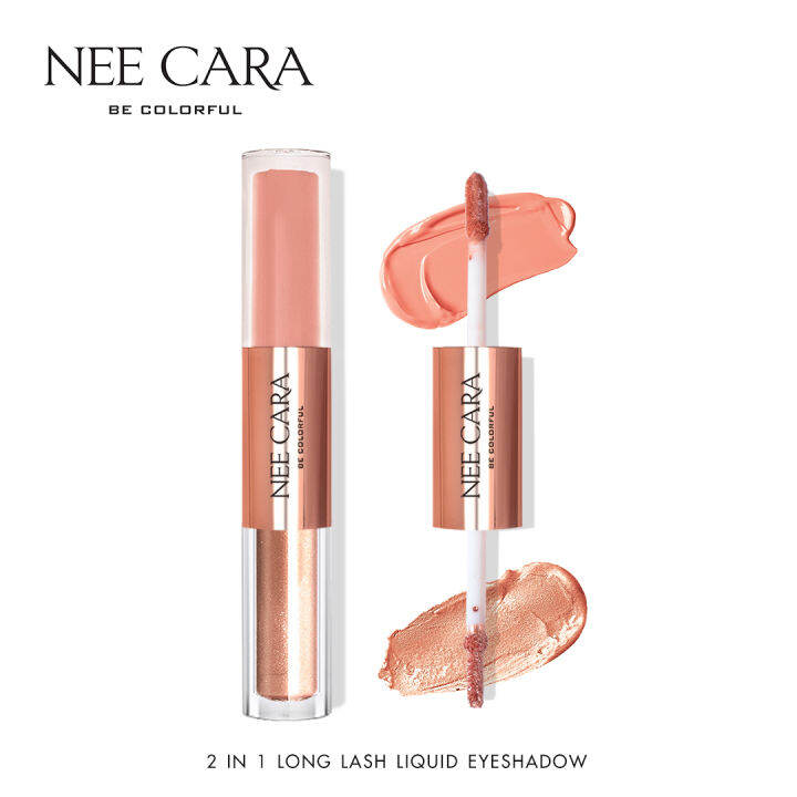 nee-cara-นีคาร่า-อายแชโดว์-อายแชโดว์แบบแท่ง-2-เนื้อ-ในแท่งเดียว-n318-long-last-2-in-1-eyeshadow-liquid-glitter-amp-matten