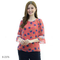 MIKIKO Blouse MI-B2376 ชิฟฟอนปริ้นท์ แขนยาว IGPU22-12