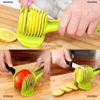 ❉เครื่องหั่นผลไม้ผักมะเขือเทศ Clip Holder Lemon Tomato Slicer Egg Round Slicer Gadget Cutter Tool Kitchen Tools