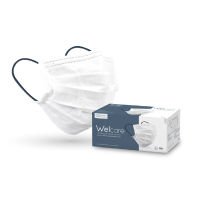 Welcare หน้ากากอนามัยทางการแพทย์ระดับ 2 สีขาว กล่อง 50 ชิ้น