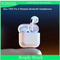 YONINE Mini Pro 4 Pro 5หูฟังบลูทูธ,หูฟังไร้สาย TWS หูฟังเล่นเกมกีฬาหูฟังเอียร์บัด