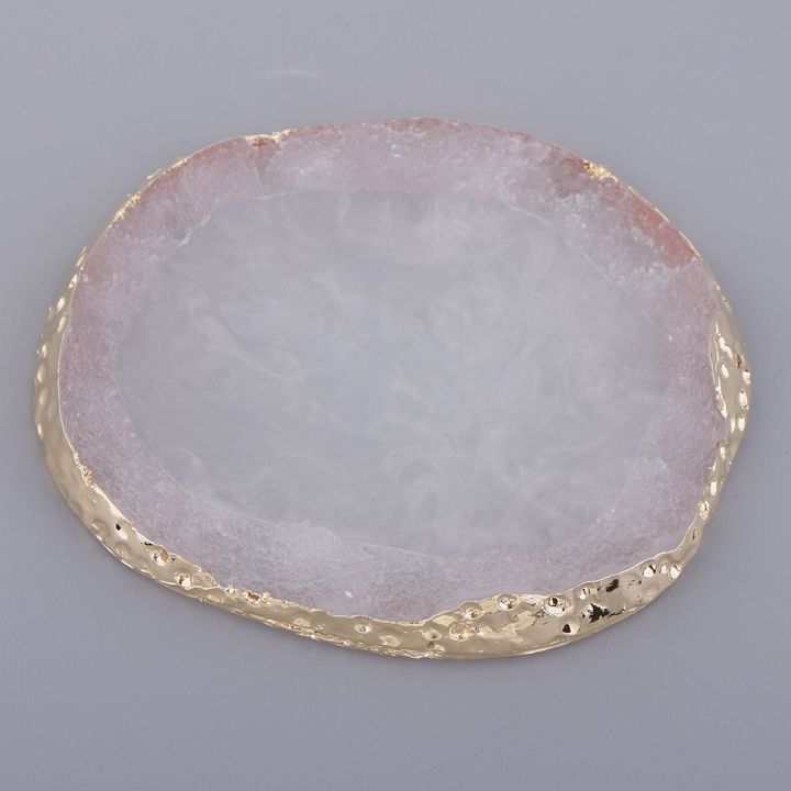 natural-nail-art-palette-coffee-bar-decorations-drink-coaster-cup-mat-imitation-agate-pad-for-jewelry-display-color-mixing-plate