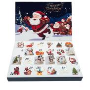 24 Holes Set Blind Box Christmas Calendar Box Advent Gift Box Christmas