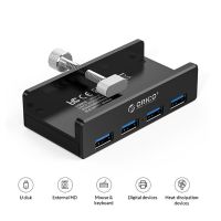 USB 3.0 HUB with Charging Cable Multi 4 Ports Desk Clip USB Splitter Adapter for PC Computer Accessories