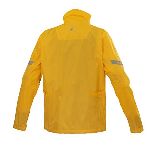 เสื้อกันฝนมาตรฐาน-rk-5433-komine-สำหรับรถจักรยานยนต์สีเหลือง
