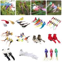 hot【DT】 Artificial Birds Fake Doves Feather Wedding Ornaments Room