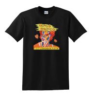 Oingo Boingo Kaos เป็นรูปสี่เหลี่ยมผืนผ้า Wanita Atasan T03 Lengan Pendek