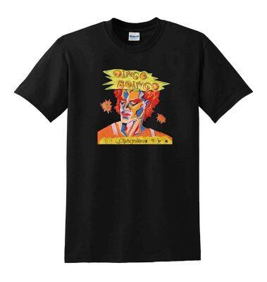 Oingo Boingo Kaos เป็นรูปสี่เหลี่ยมผืนผ้า Wanita Atasan T03 Lengan Pendek