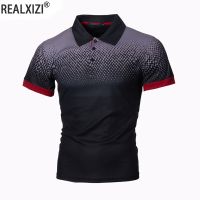 【CC】☒㍿◄  Mens Polo Shirt Fashion Breathable Business for Men Shorts Sleeve Clothing