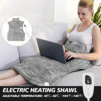 【94X56 Cm】Electric Blanket Neck Shoulder Blanket Electric Washable Controller เครื่องทำความร้อนโยนผ้าห่มไฟฟ้า120V/230V Shawl