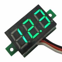 1PC Voltage Meter DC LED Voltmeter 0 30V Auto Car Mobile Power 0.28 inch Digital Motorcycle Tester Detector 12V Red Green Blue