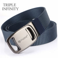 Sturdy Metal Automatic Buckle Belt Luxury Nylon Belts For Men Cozy Casual Designer Belt Utility Cowboy Jeans Waistband Quick Dry