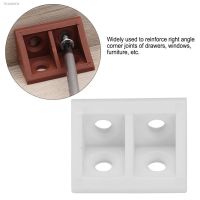 ◑ 50Pcs Corner Angle Bracket for Connector Plastic Right Angle Corner Gusset Brace corner bracket protector