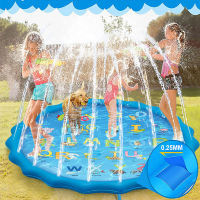 170cm Summer Splash Fun For Kids And Inflatable Water Toy Sprinkler Mat Pool Beating The Heat Fun Backyard Fountain Game Pad