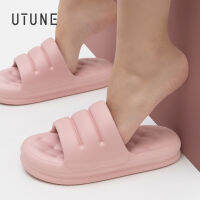 【CW】UTUNE Mute EVA Sofa Slides Women Thick Sole Soft Indoor Slippers Women Anti-slip Sandals Men Summer Platform Women Shoes Bath