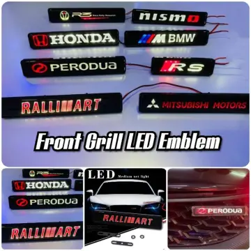 LED Supreme Logo Light For Front Grille Badge Illuminated Decal Sticker