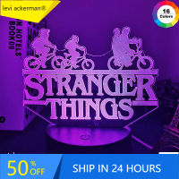 Stranger Things American Web Series Led Night Light 7 Colors Changing Touch Sensor Bedroom Nightlight Table Lamp Best Gift