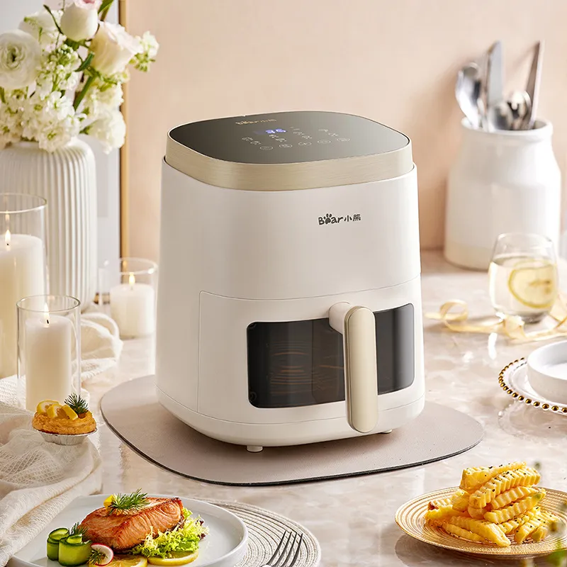 Bear Air Fryer QZG-F15E3, 5.3Qt with Easy-View window 