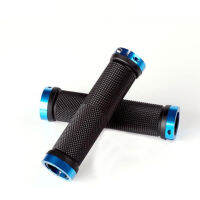 PE ยาง MTB Grips Alloy Cuffs ล็อคทวิภาคี ด้ามจับจักรยาน Anti-skid Cycling Handlebar Sleeve อุปกรณ์เสริมจักรยาน BMX-Sediue