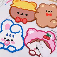 Ins Cartoon Cute Irregular Shapes Mouse Pad Christmas Thicker Non-slip Girls Office Supplies Student Coaster Creative Table Mat