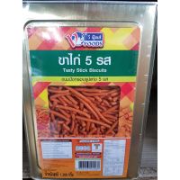 ขนมขาไก่ 5 รส ขาไก่ ปีป เล็ก 1.3 กิโล ขนมเด็ก ขนมปีป ขาไก่สติ๊ก ขาไก่ 5 รส ขนมปังปีป stick biscuit