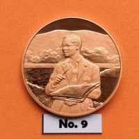 เหรียญ รัชกาลที่ 9 ทรงงาน ที่ระลึกเฉลิมพระเกียรติพระชนมพรรษา 6 รอบ วันที่ 5 ธันวาคม 2542 เนื้อทองแดงขัดเงา ขนาด 3.2 เซน รับประกันเหรียญแท้