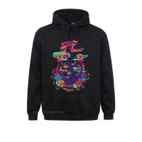 Trippy Psychedelic Mushroom Eyes Sweatshirts Crazy Long Sleeve New Design Hoodies Clothes For Men April Fool Day Size Xxs-4Xl