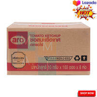 ? SALE only. aro Tomato Sauce 10 g x 800 sachets  เอโร่ ซอสมะเขือเทศ 10 กรัม x 800 ซอง