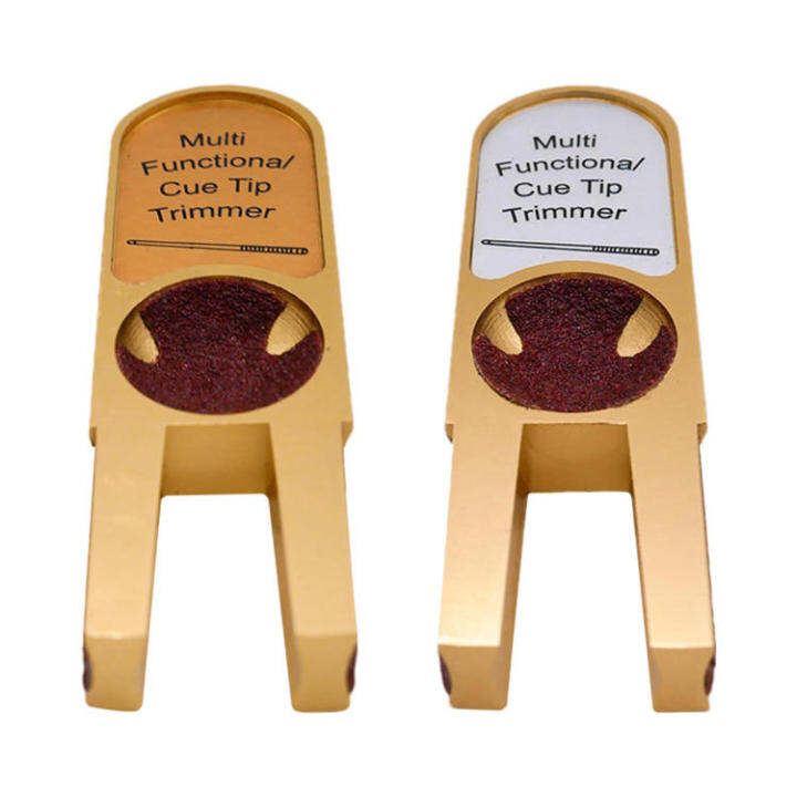 Pool Cue Tip Scuffer Multi Functional Cue Tip Trimmers Pool Table