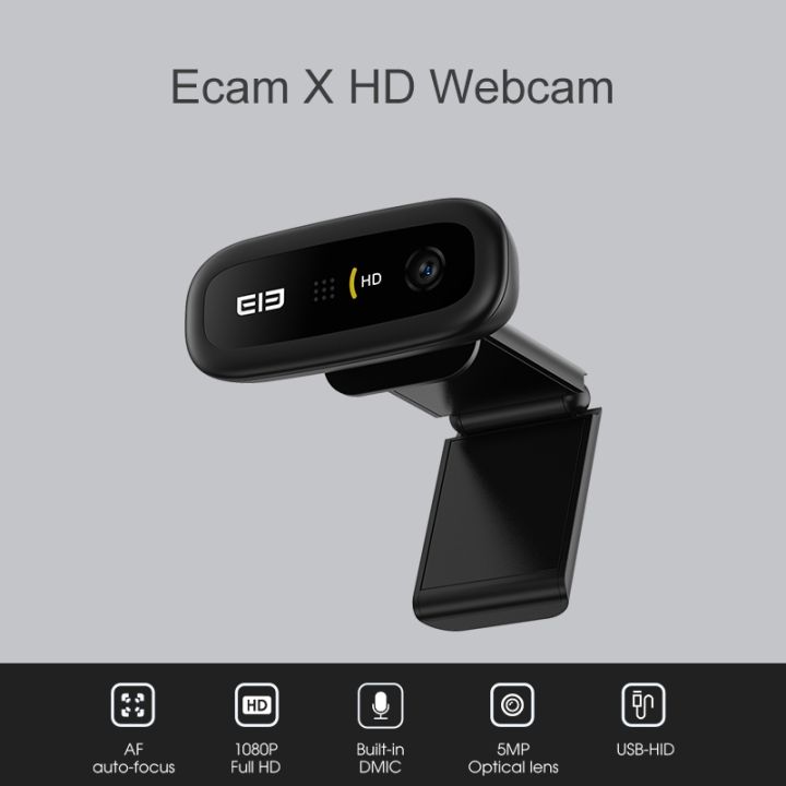 ecam-x-webcam-1080p-full-hd-web-camera-usb-5-0-mega-pixels-auto-focus-built-in-microphone-for-pc-computer-mac-laptop-desktop