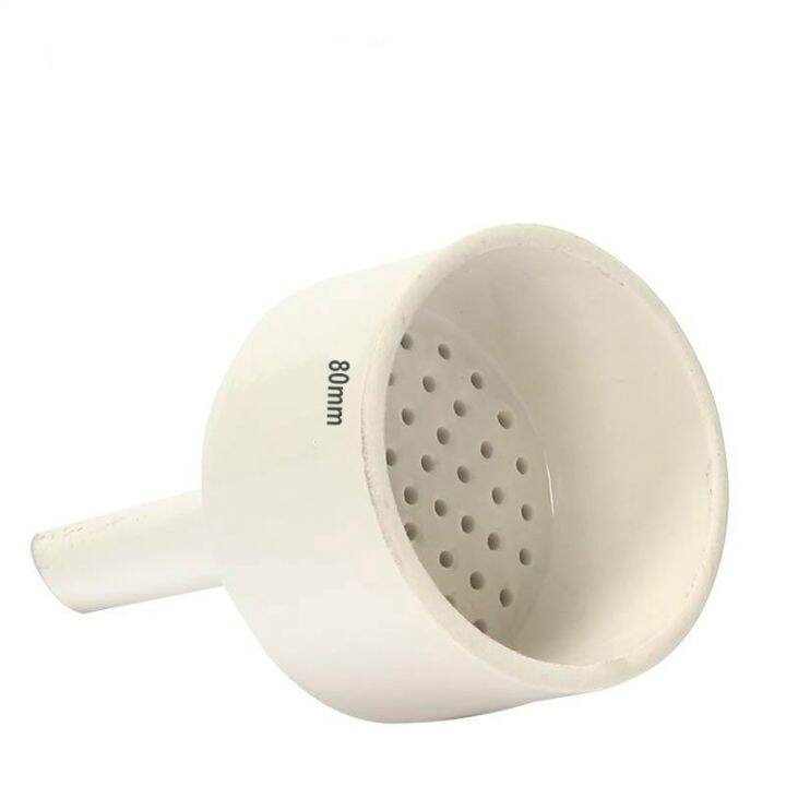 Porcelain Buchner Funnel 80 mm Chemistry Laboratory Ceramic Filter