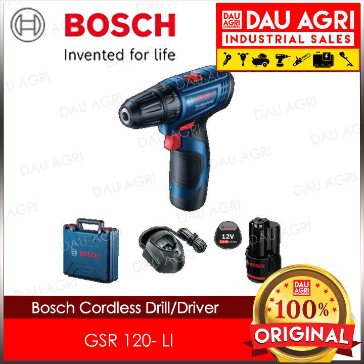 Bosch Cordless Drill/ Driver GSR 120LI Lazada PH