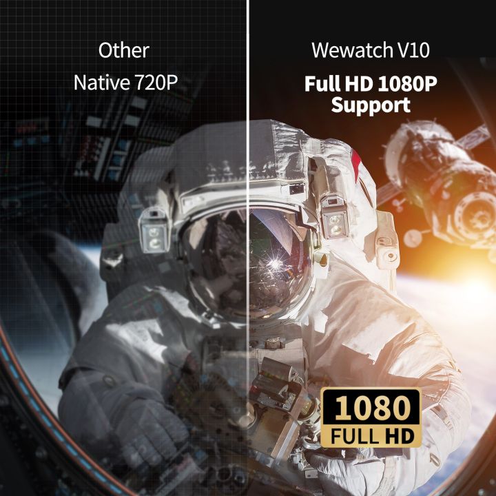 wewatch-โปรเจคเตอร์ไฟเอลอีดีแบบพกพา-v10-hd-1080p-รองรับโฮมเธียเตอร์8500-lm-เครื่องฉายสไลด์ภาพยนตร์กลางแจ้งขนาดเล็ก