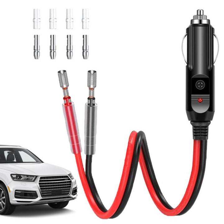 car-lighter-cable-12v-24v-plug-cable-16awg-with-led-indicator-light-copper-lighter-cord-overload-protection-car-adapter-automotive-accessories-with-15a-fuse-for-atvs-workable