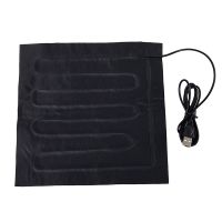 【CW】 22x22cm 5V USB Carbon Electric Heated Jacket Soft Cushion Men Heating Warmer Keep Warm