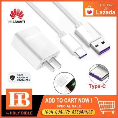 ชุดสายชาร์จ+หัวชาร์จHuaweiแท้100% สายUSB Type-C+หัวชาร์จ5.0V=2A Super Charger Original หัวชาร์จเร็ว ใช้ได้กับทุกรุ่นที่เป็นหัวType-C