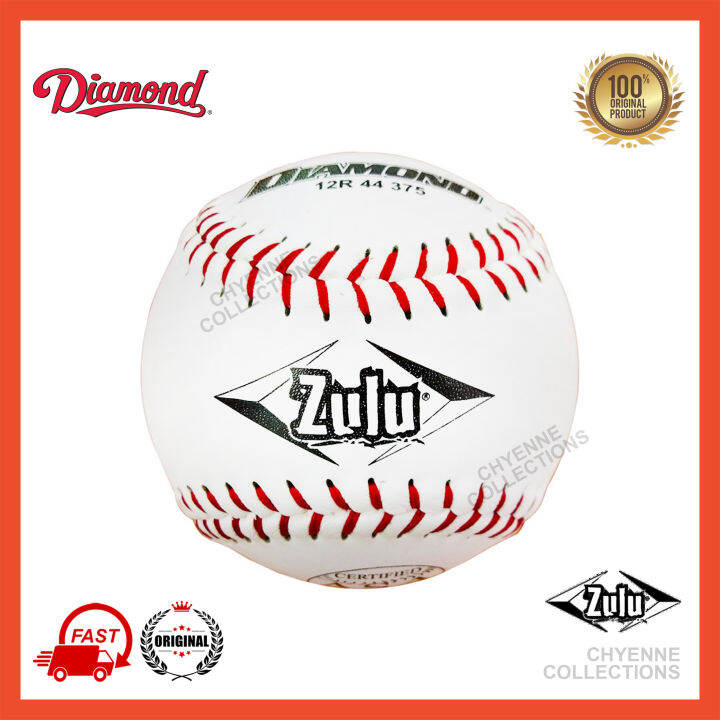Diamond ZULU 12R Softball ASA Slowpitch Premiem Leather (White) Lazada