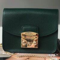 womens bag genuine Fuˉwomens cowhide dark green small square bag fashion