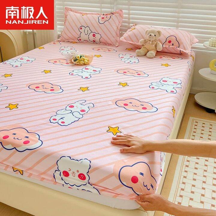 fitted-sheet-one-piece-washed-all-inclusive-non-slip-bed-dust-proof-protective