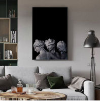 Modular Canvas HD Black Greek Sculpture Prints Wall Art Posters Aesthetics Paintings Living Room Home Decor Pictures Framework