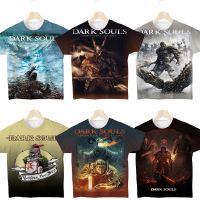 Dark Souls 3D Print Kids T-shirts for Boys Girls Cool Anime T Shirts Child Cartoon Tshirt Camiseta Summer Toddler Tee Costume