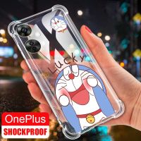 Realme C53 C30S C55 C30โดราเอมอนนำโชคเคสซิลิโคนใสเคสถุงเข้ามุมอากาศเสริมกันกระแทก