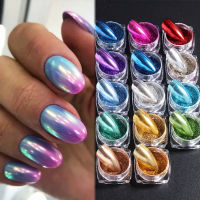 23Pcs Chrome Nail Powder Set Mirror Rubbing Pigment Gold Metallic Powder Dust Summer Glitter Flakes Gel Polish Decor GLMCB01-24