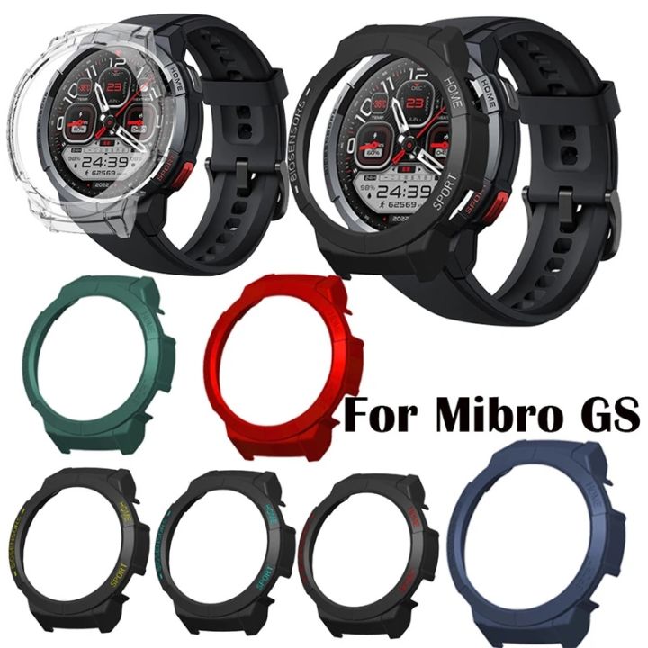 protector-case-for-mibro-gs-smartwatch-frame-hard-cover-protective-shell-hollow-pc-watch-case-for-mibro-gs-bumper-accessories