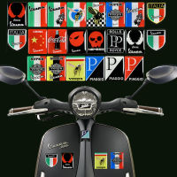 Vespa หัวรถจักร3D อีพ็อกซี่แม่เหล็กการดูดซับสติกเกอร์สะท้อนแสงสติ๊กเกอร์แต่งบ้านแบบย้อนยุคสติ๊กเกอร์สิ่งแวดล้อมที่จำเป็น