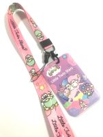 LITTLE   สายคล้องคอ สายคล้องบัตร ซองใส่บัตร ที่ใส่บัตร พร้อมสายคล้องคอ (2cm) ลาย TWIN  STARS P  สำหรับบัตร 5.5x8.5CM สวยงาม มีบริการเก็บเงินปลายทาง   NPNN