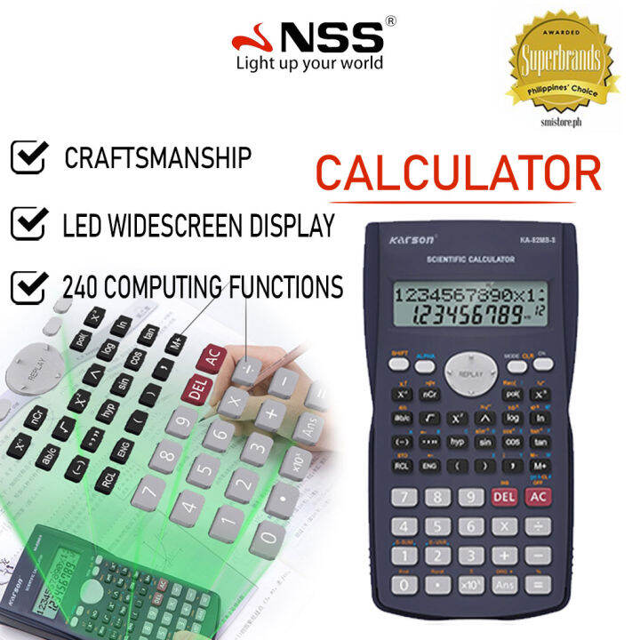 Karson Scientific Calculator Student Multiple Functions Graphic ...