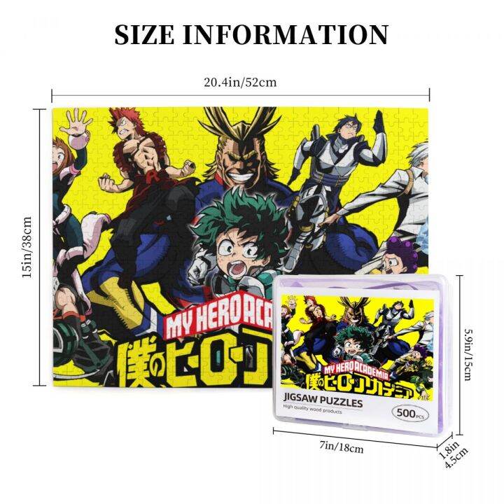 my-hero-academia-6-wooden-jigsaw-puzzle-500-pieces-educational-toy-painting-art-decor-decompression-toys-500pcs