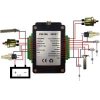 1 Piece NMEA2000/ N2K Converter 0-190Ohms Single Channel Up to 13 Sensor Black for Marine Boat CX5106