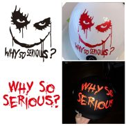 Hot K Miếng Dán Sáng Tạo Mũ Bảo Hiểm Xe Máy Joker WHY SO SERIOUS Đề Can